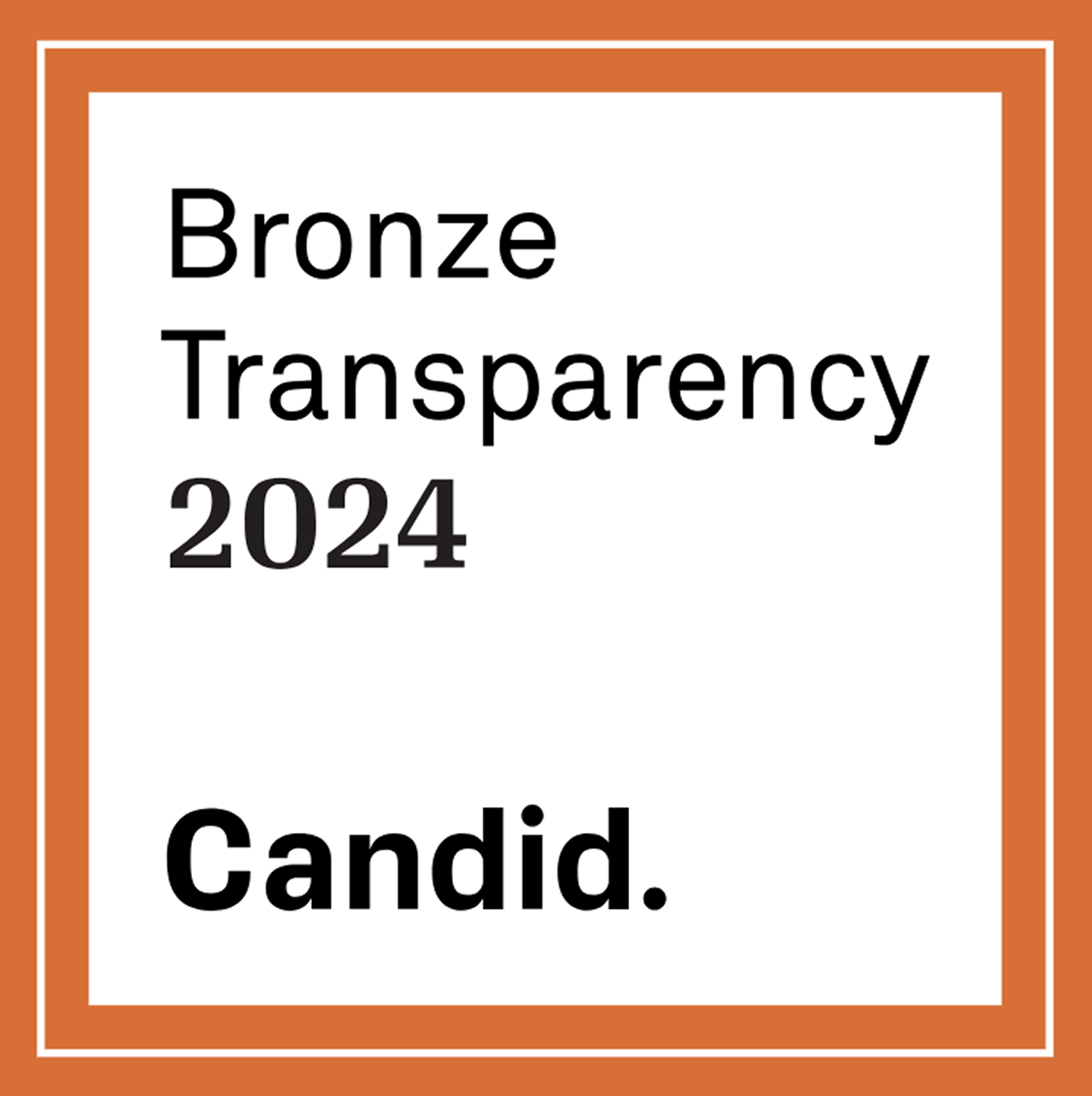 Bronze 2024 Candid recognition